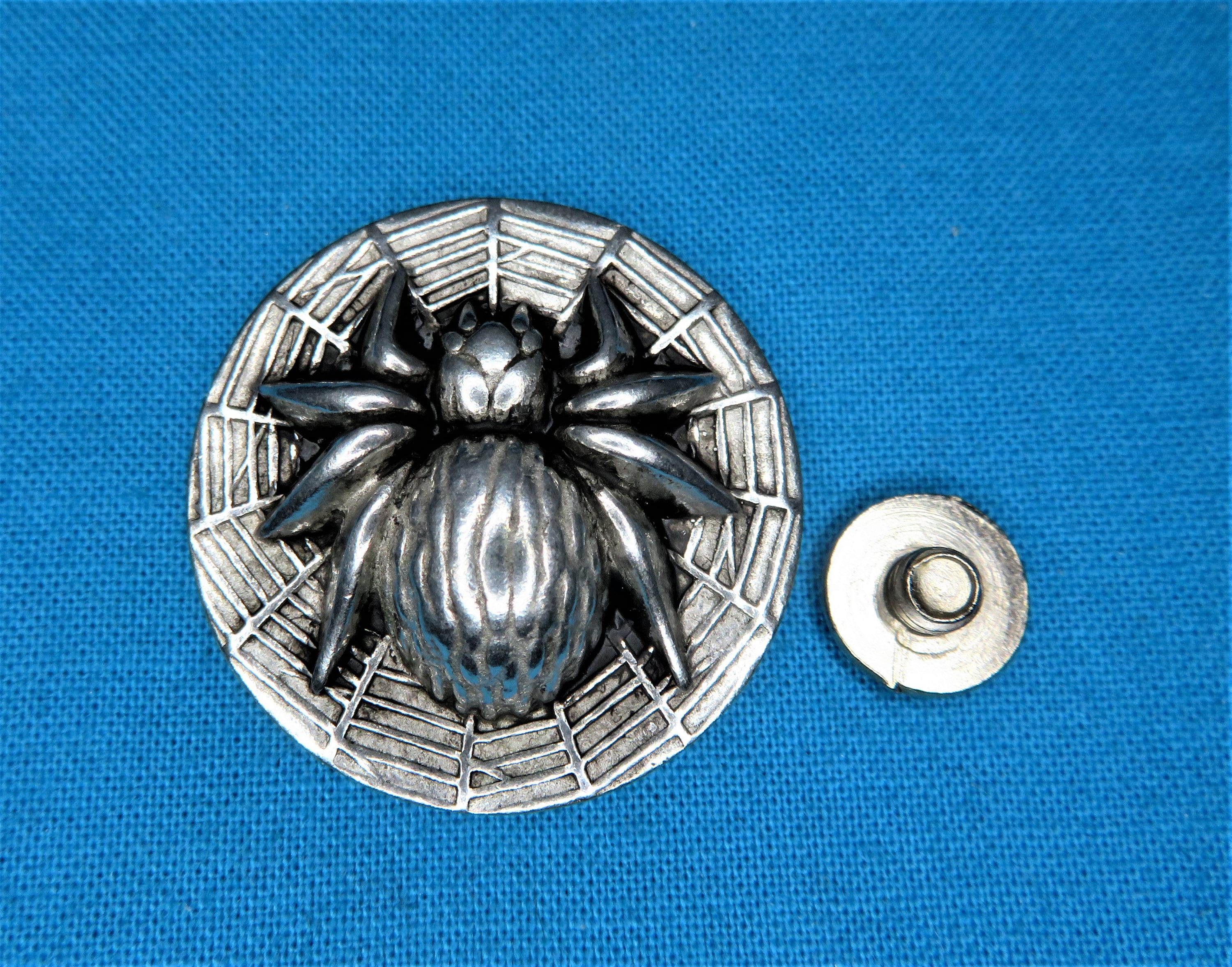 Spider Concho 1 1/8 Large Fluffy Spider Concho Screw - Etsy