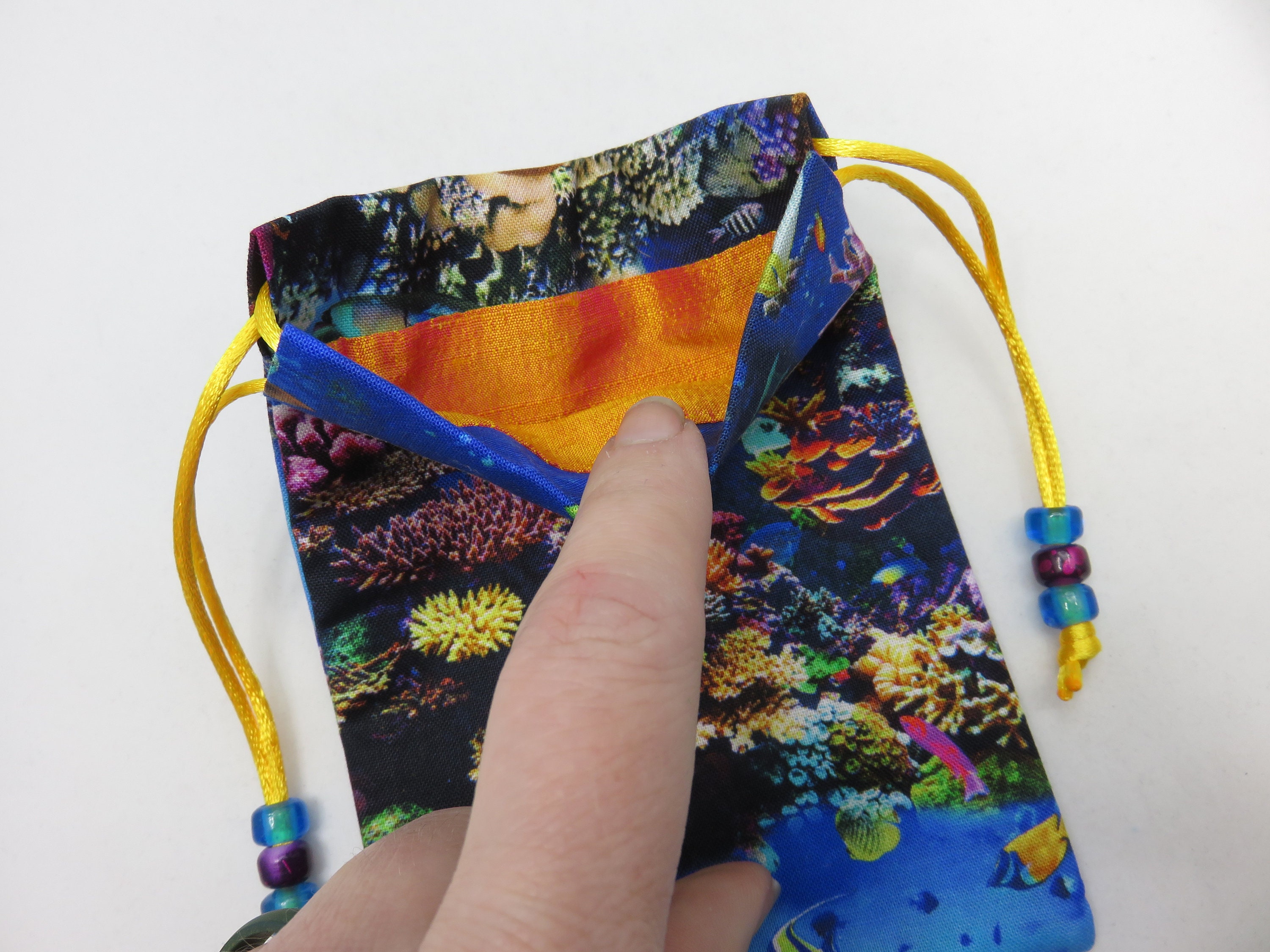 Deep Sea Coral Reef Tarot Bag - Etsy