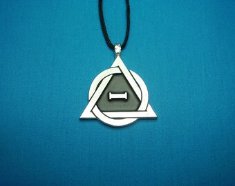 Therian Pride Symbol Necklace, Medium
