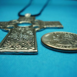 Large Celtic Cross Necklace image 3