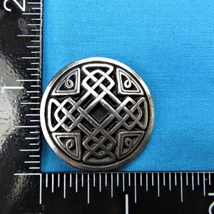 Celtic Shield Cross Button, 1 1/4 image 5