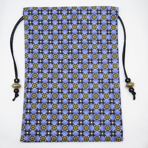 Purple and Gold Jumbo Silk Tarot Bag