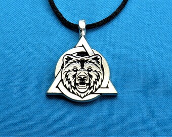 Tribal Bear Therian Necklace Small