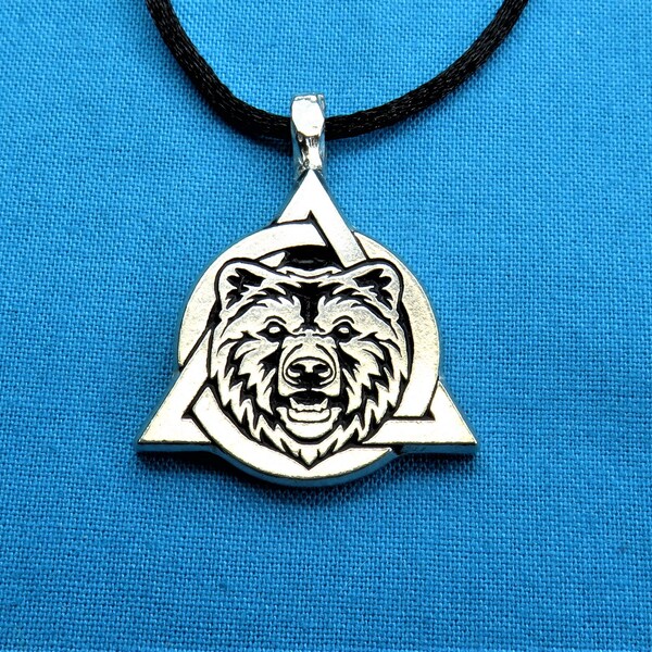 Tribal Bear Therian Necklace Small