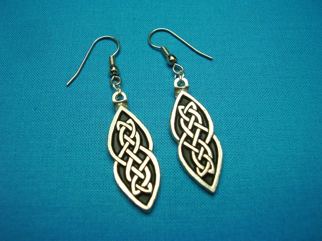 Celtic Knot Earrings Etsy