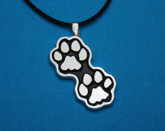 Cat Paw Prints Necklace