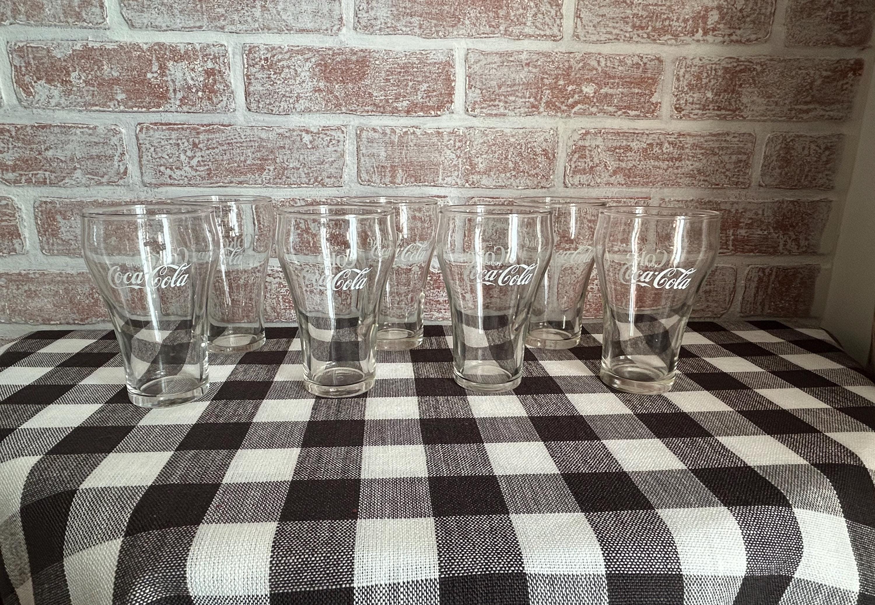 Coke Logo Glass - Etsy