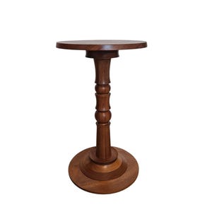 Handcrafted African Mahogany Beverage Table