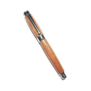 Honduran Mahogany Rollerball Pen with Chrome Hardware - Gift Packaged