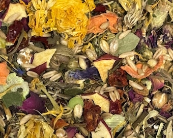 Herb and Flower Super Forage for Gerbils, hamsters, rats, mice, rabbits and Guinea Pigs