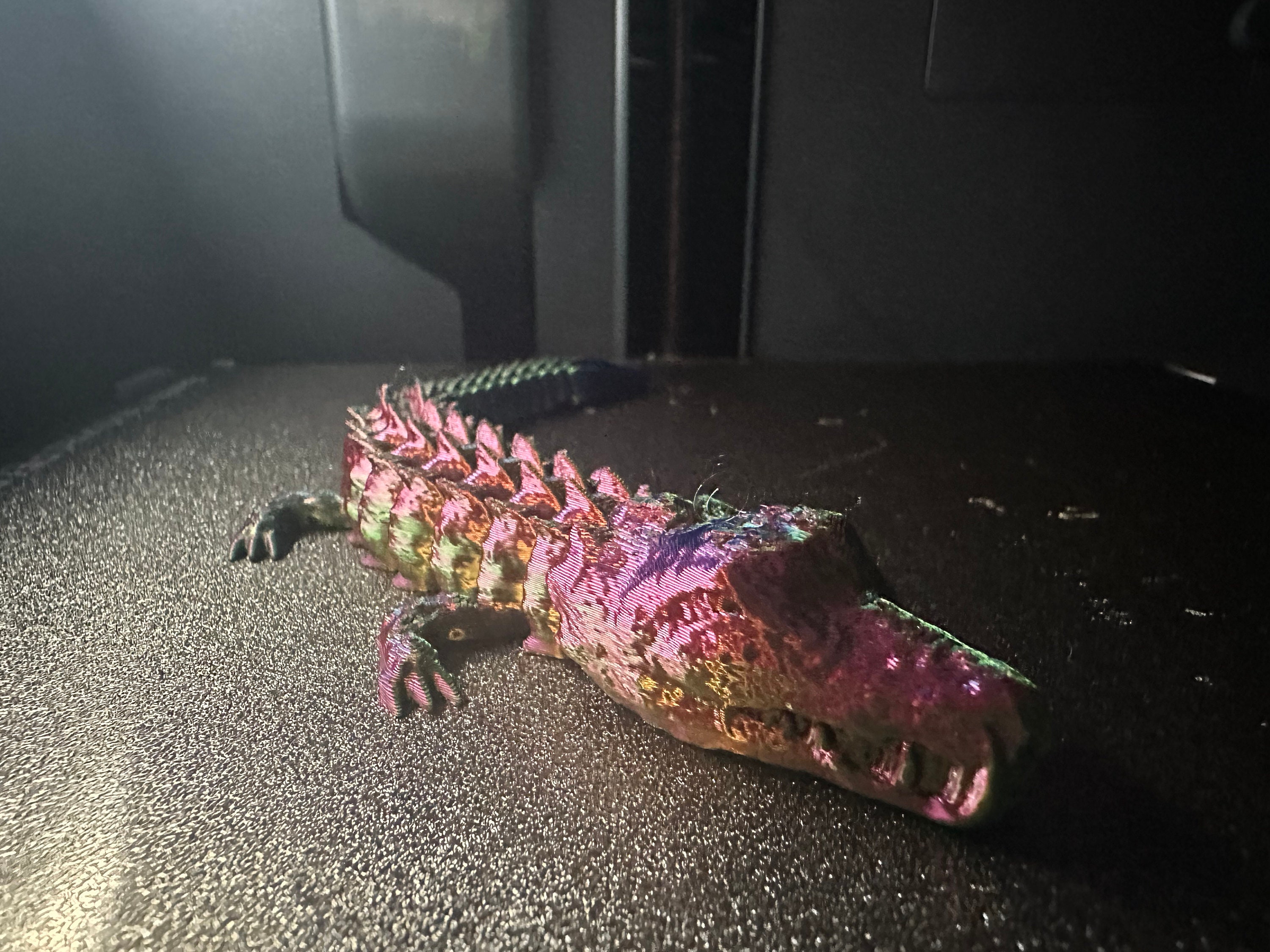 3D Printed Crocodile Large - Khaki main image 1