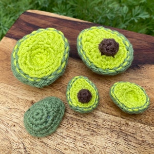 NO-SEW pdf-patroon gehaakt mini-avocado