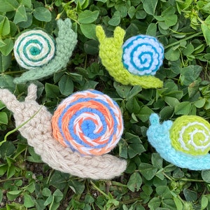 Spiral Snail Crochet PDF Pattern