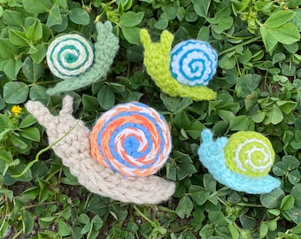 Spiral Snail Crochet PDF Pattern