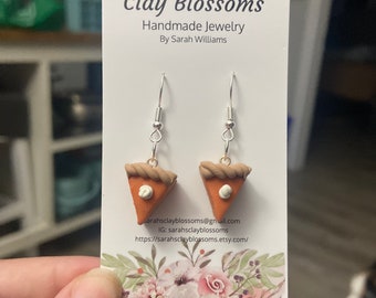 Pumpkin Pie Clay Earrings