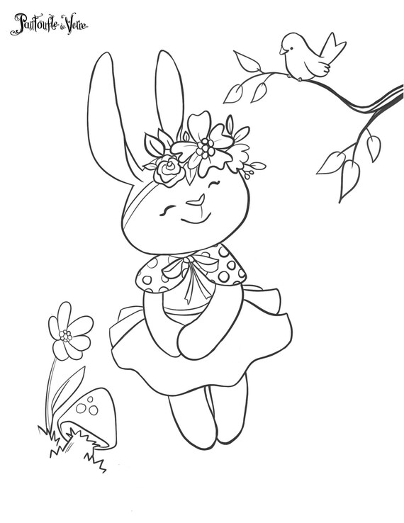 460 Printable Coloring Pages Of Bunny  Best HD