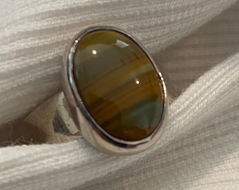 Jasper Sterling Silver Ring