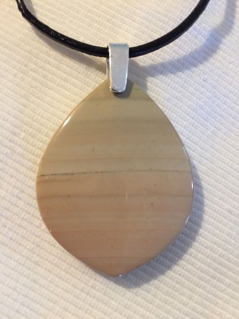 Jasper Pendant Necklace image 1