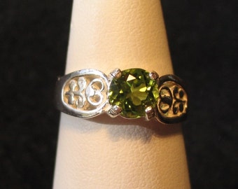 Peridot Sterling Silver Ring