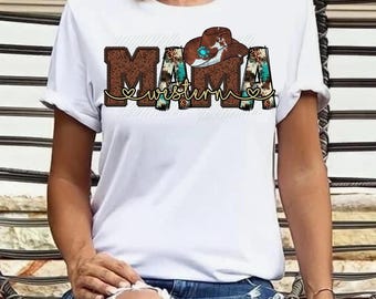 Western mama DTF transfer ready to press - mama DTF transfer - Mother’s Day DTF transfer - mama Heat transfer - transfers