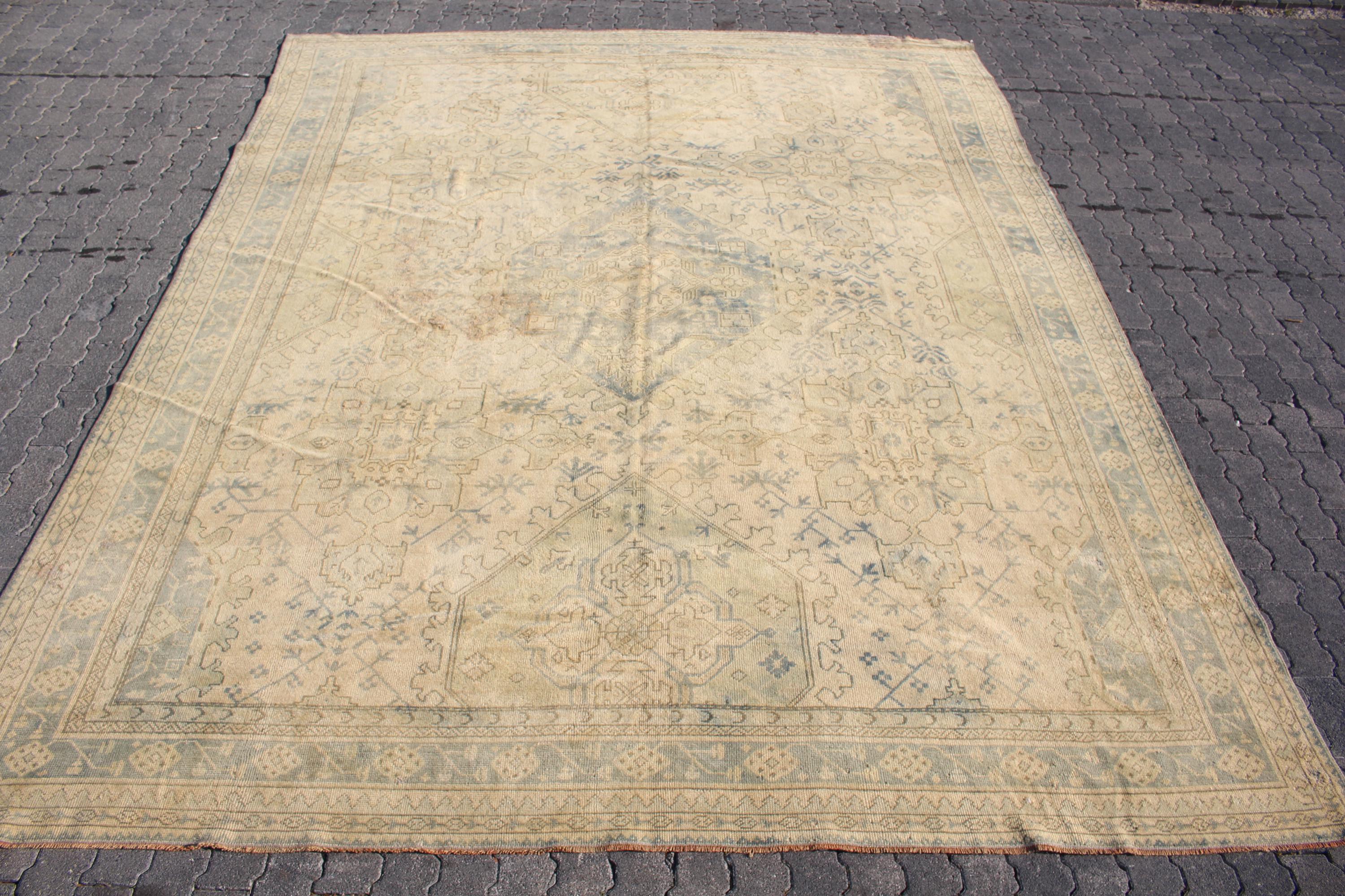 Vintage Turkish Rug 293x369cm 10x12ft