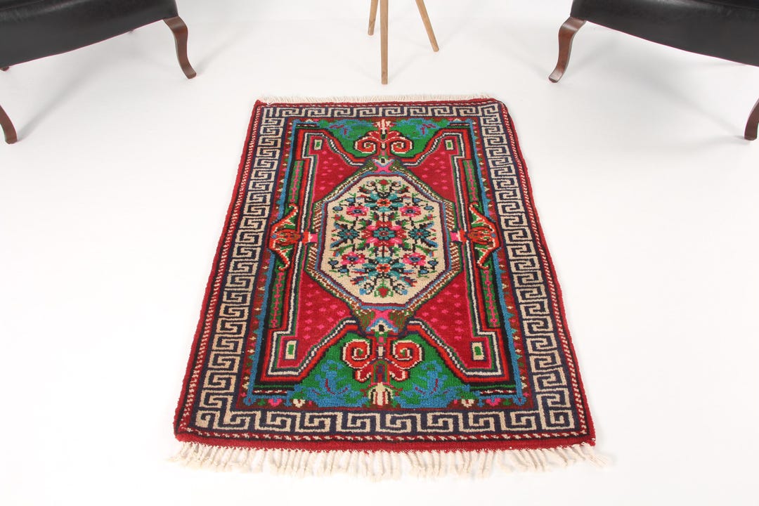 3x4 Small Rug, Vintage Rug, Turkish Rug, Rare Oushak Rug, Rugs for ...
