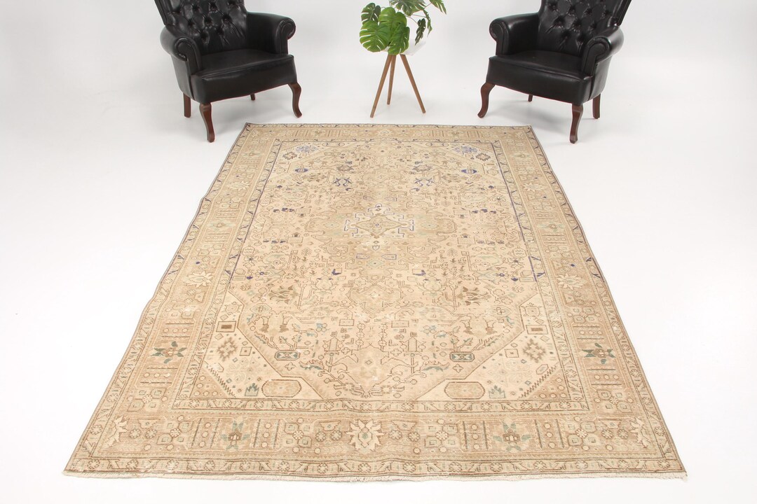 Acem Rug Rugs Vintage Rug, 6x9 Large Rug, Turkish Rug, Kurdish Rug, Rugs for Salon, 6 ...