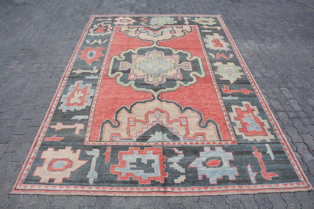 ヴィンテージ トルコ ラグ、233 x 351 cm アナトリア カーペット、8 x