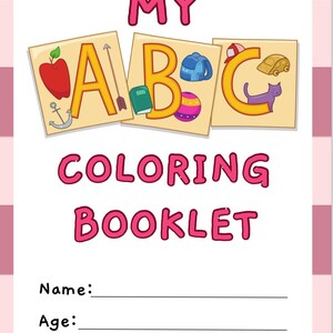 ABC Colouring Book (Printable)