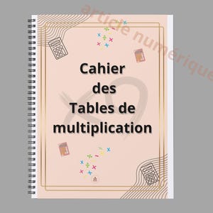 PDF Livret d'activité  pour apprendre les tables de multiplication