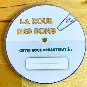 La roue des sons support d’apprentissage