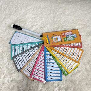Porte clé  cartes des tables de multiplication sans les résultats
