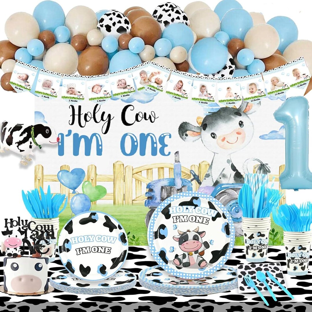 thumbnail image 2 of JeVenis Highland Cow Cake Topper & Party Favors - Highland Cow Baby Shower & Birthday Party Supplies 2 of 11