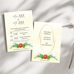 digital announcement, invitation to personalize