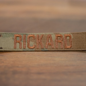 Custom Military Name Tape, Air Force, OCP, Hook Fastener, 7-Color, Personalized