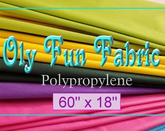 Olyfun fabric - 60"x18" - non woven - polypropylene - 4th of July - Halloween - Christmas Birthday - back drop - embroidery - party garland