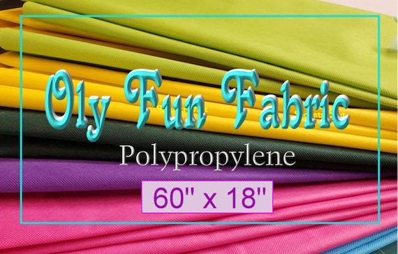 Olyfun fabric - 60"x18" - non woven - polypropylene - 4th of July - Halloween - Christmas Birthday - back drop - embroidery - party garland