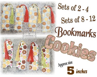 Cookies BOOKMARKS - scouting scouts - troop leader - BFF - stocking stuffer Christmas Birthday gift Keychain Key Fob Zipper Tab