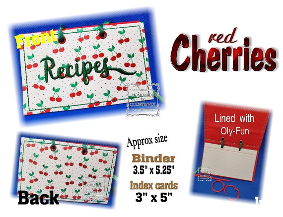 index card recipe binder Ryker main image 1