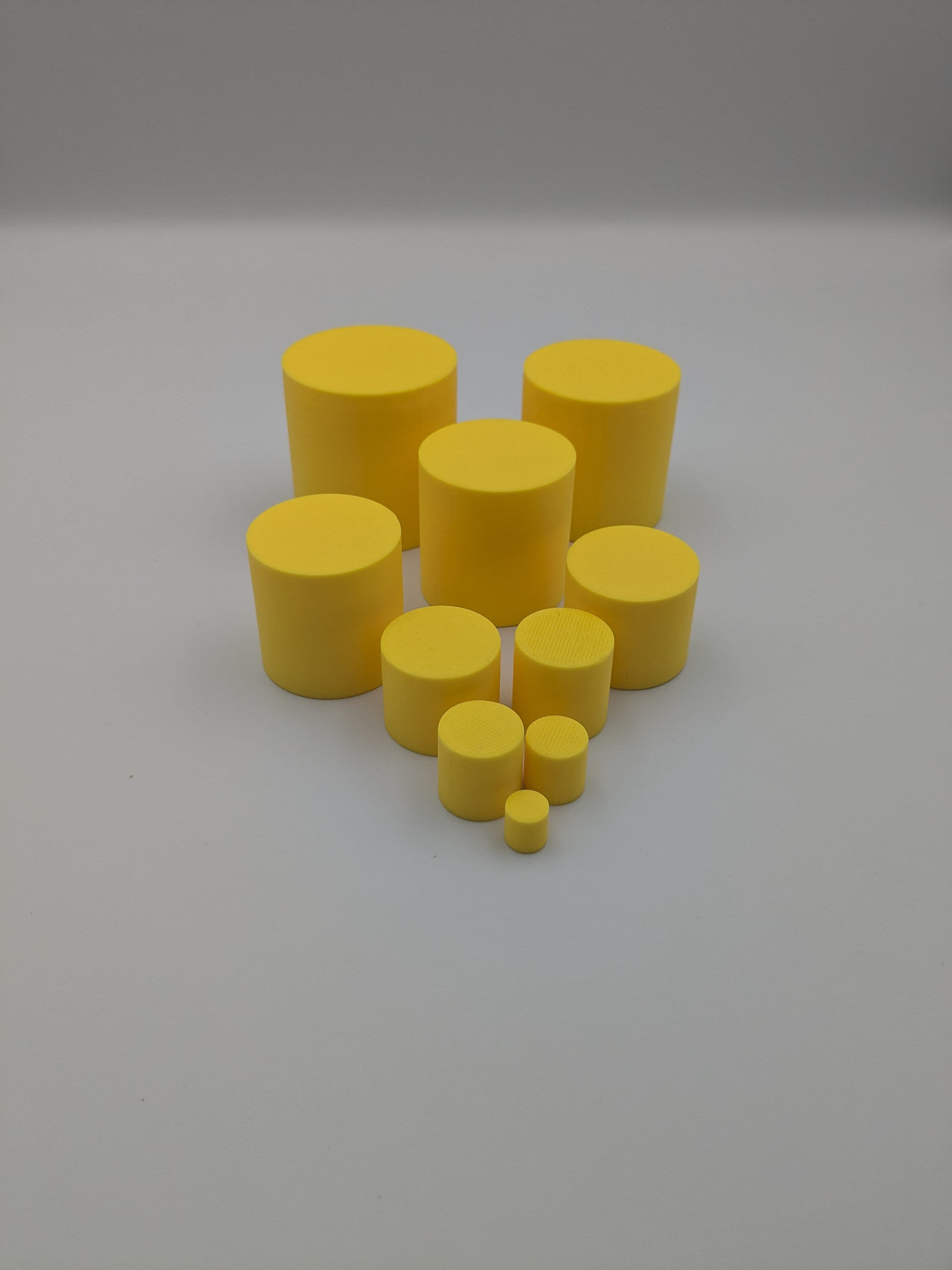Knobless Cylinders Set With Boxes - Educational Learning Tool - Hands ...