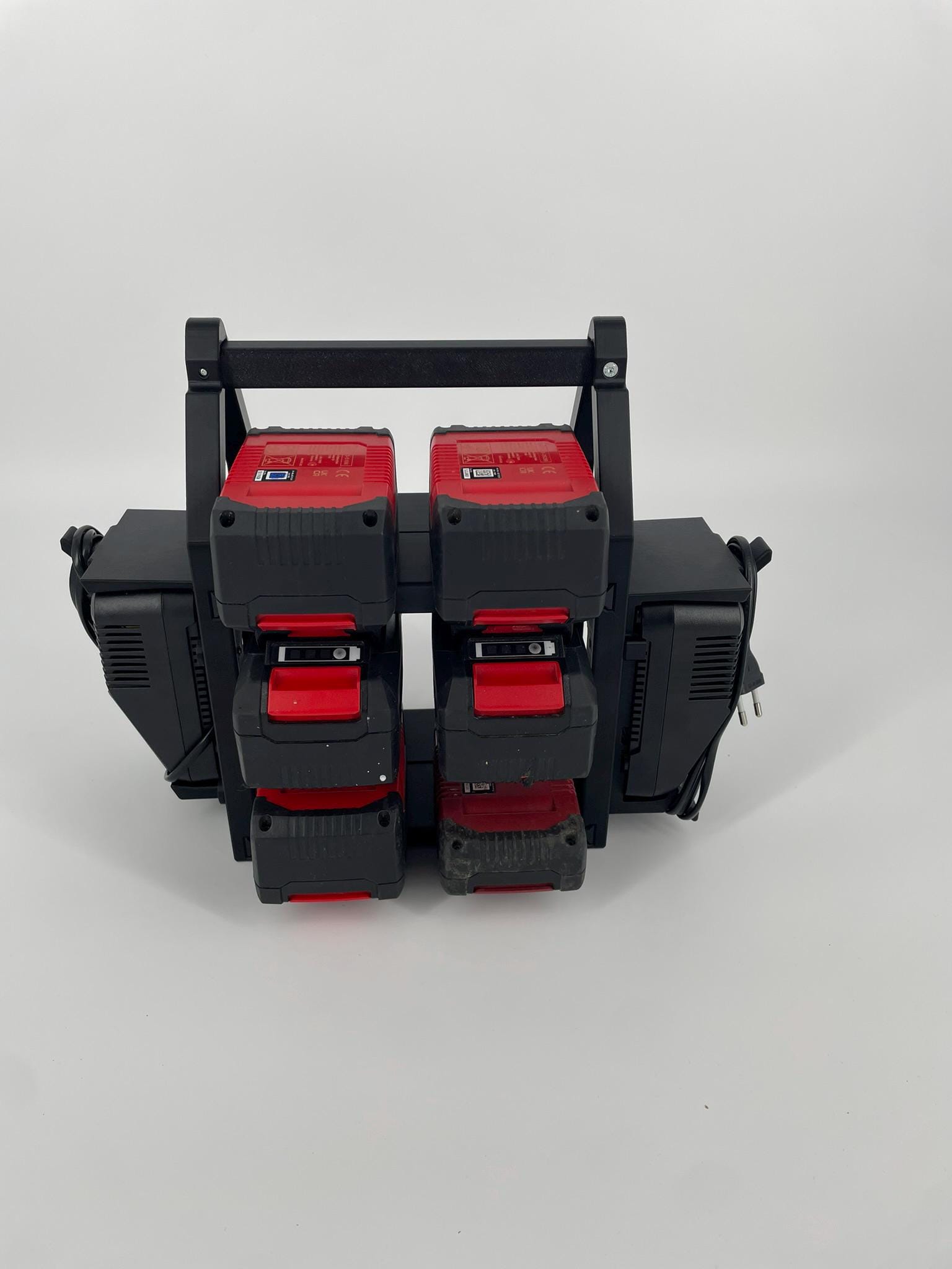 Support de batterie et de chargeur Einhell, peut contenir jusqu'à 12 batteries simultanément et 2 chargeurs Power X-Charger 3A, cadeau pour homme