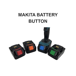 Makita Battery Color Button – Makita 18V Battery Identifier, Makita Battery Label, Color Coded Makita LXT Battery Accessory