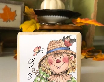 Fall Signs/Farmhouse Sign/Wood Block/Tiered Tray Block