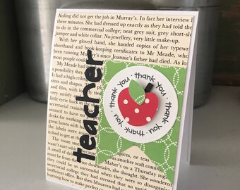 Thank You Teacher Appreciation Card