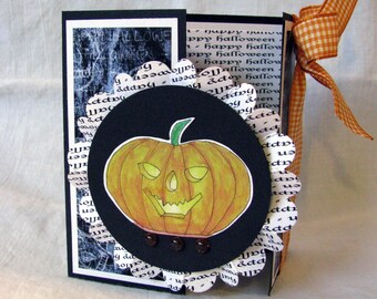 Spooky Pumpkin Card