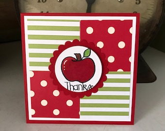 Thanks Apple Teacher Appreciation Card
