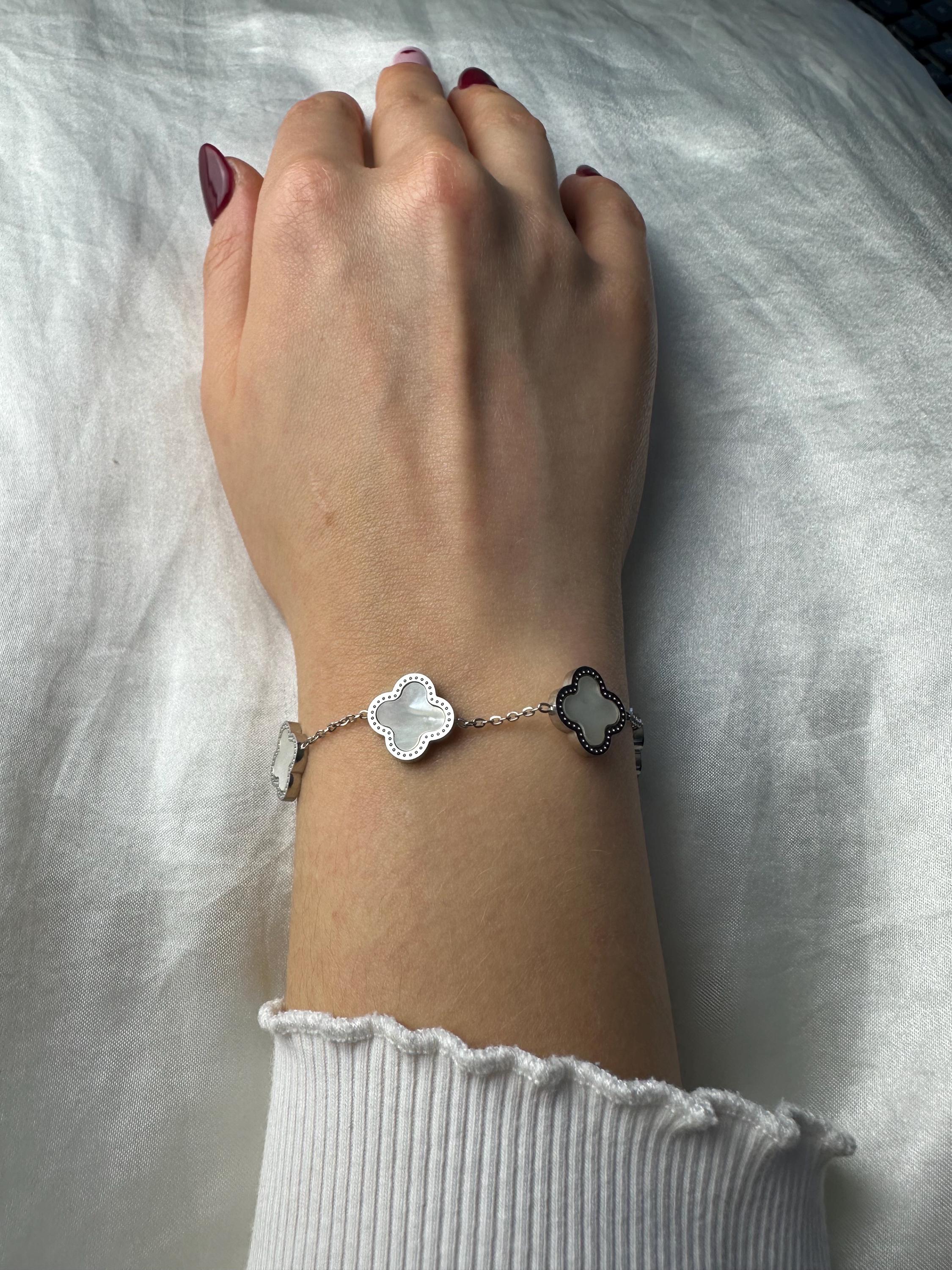 Trending Women Gift|stainless Steel Clover Charm Bracelet For Women - Fashion Jewelry Gift