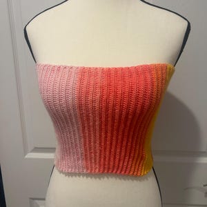 Handmade Crochet Tube Top