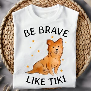 Be Brave Like Tiki - Tribal Courage Clipart PNG- Brave Tiki Digital Download - Island Warrior Printable Wall Art