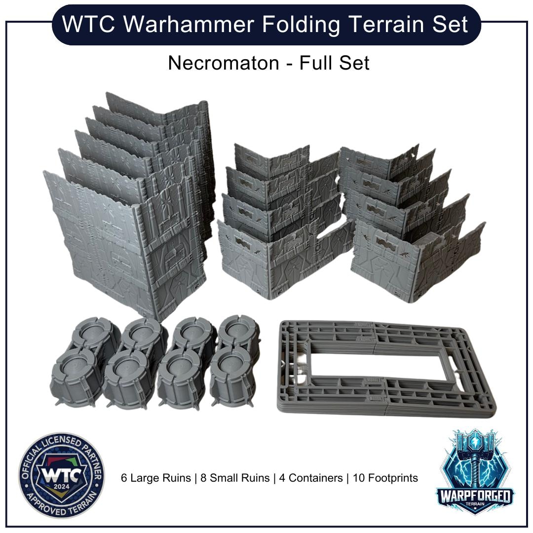 WTC Folding Tabletop Terrain Set Necromaton - Warhammer 40k